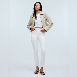 Madewell Stovepipe Jean 26 Pure White